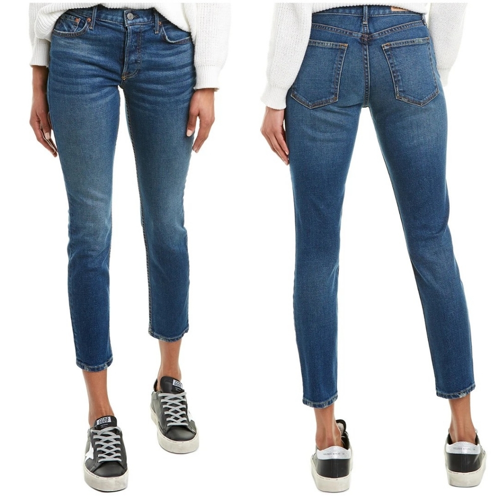 NWT Grlfrnd Yasmin Joan Jett Crop Jeans Size 24